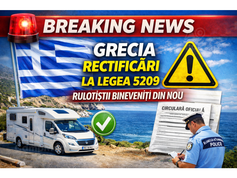 🔥 Rulotismul în Grecia, din nou în centrul atenției: autoritățile au emis clarificări oficiale