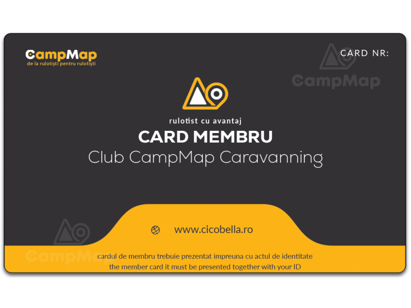 List of discount partners - "caravan with advantage" - CampMap sticker