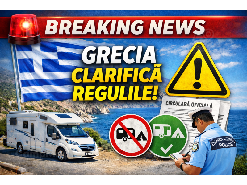 🔥 Rulotismul în Grecia, din nou în centrul atenției: autoritățile au emis clarificări oficiale