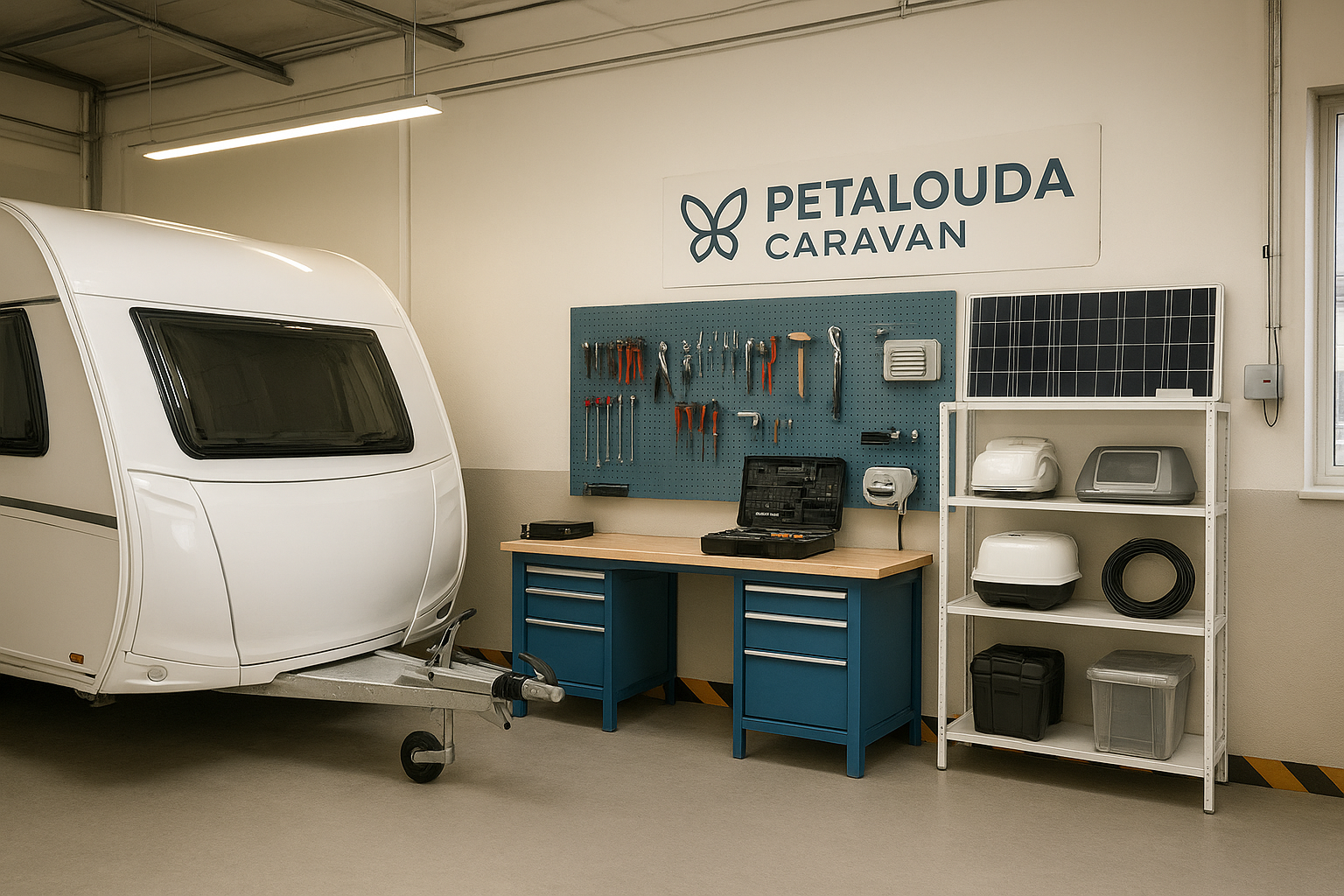 Petalouda Caravan Custom design & tech
